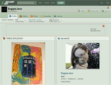 Tablet Screenshot of bogapejane.deviantart.com