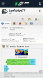 Mobile Screenshot of leafstripe77.deviantart.com