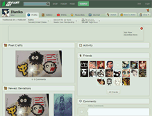 Tablet Screenshot of dianiko.deviantart.com