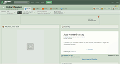 Desktop Screenshot of detharcrequiem.deviantart.com