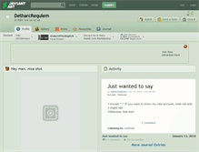 Tablet Screenshot of detharcrequiem.deviantart.com
