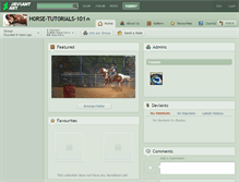 Tablet Screenshot of h0rse-tut0rials-101.deviantart.com