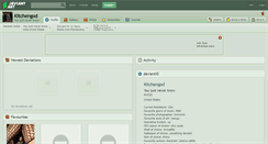 Desktop Screenshot of kitchengod.deviantart.com