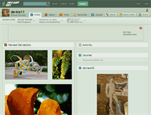 Tablet Screenshot of de-ice11.deviantart.com