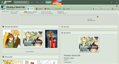 Desktop Screenshot of hiruma-x-sena-club.deviantart.com