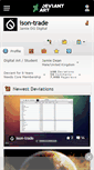 Mobile Screenshot of ison-trade.deviantart.com