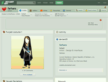 Tablet Screenshot of farhans.deviantart.com