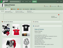 Tablet Screenshot of duke-of-hoxton.deviantart.com