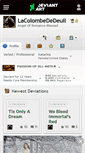 Mobile Screenshot of lacolombededeuil.deviantart.com
