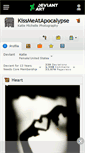 Mobile Screenshot of kissmeatapocalypse.deviantart.com