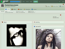 Tablet Screenshot of kissmeatapocalypse.deviantart.com