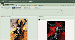 Desktop Screenshot of darkangel-levy.deviantart.com