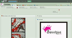 Desktop Screenshot of i-sweetpea.deviantart.com