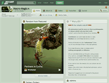Tablet Screenshot of macro-magic.deviantart.com