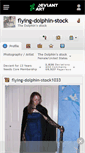 Mobile Screenshot of flying-dolphin-stock.deviantart.com