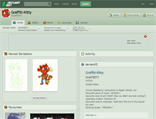 Tablet Screenshot of graffiti-kitty.deviantart.com