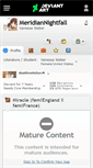 Mobile Screenshot of meridiannightfall.deviantart.com