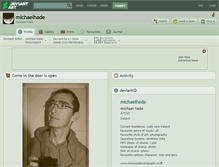Tablet Screenshot of michaelhade.deviantart.com