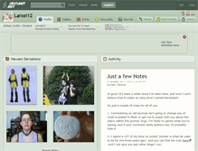 Tablet Screenshot of larxel12.deviantart.com