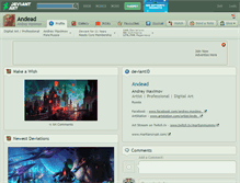 Tablet Screenshot of andead.deviantart.com