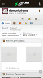 Mobile Screenshot of demonicdrama.deviantart.com