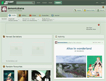 Tablet Screenshot of demonicdrama.deviantart.com