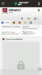 Mobile Screenshot of kitkatt23.deviantart.com