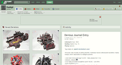 Desktop Screenshot of hunkpl.deviantart.com