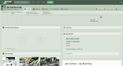 Desktop Screenshot of da-comics-club.deviantart.com