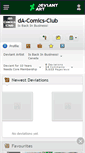 Mobile Screenshot of da-comics-club.deviantart.com