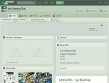 Tablet Screenshot of da-comics-club.deviantart.com