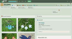 Desktop Screenshot of nell-designs.deviantart.com