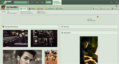 Desktop Screenshot of movieaddict.deviantart.com