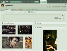 Tablet Screenshot of movieaddict.deviantart.com