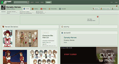 Desktop Screenshot of dynasty-heroes.deviantart.com