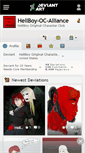 Mobile Screenshot of hellboy-oc-alliance.deviantart.com