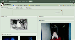 Desktop Screenshot of collinaraptor.deviantart.com