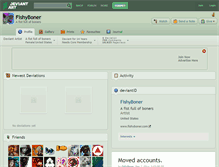 Tablet Screenshot of fishyboner.deviantart.com