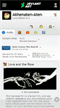 Mobile Screenshot of akhenaten-aten.deviantart.com