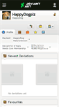 Mobile Screenshot of happydogplz.deviantart.com