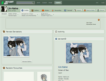 Tablet Screenshot of lin-haine.deviantart.com