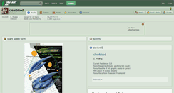 Desktop Screenshot of clearblood.deviantart.com