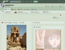 Tablet Screenshot of lapetiteanzu.deviantart.com