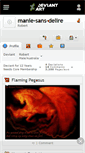 Mobile Screenshot of manie-sans-delire.deviantart.com