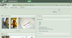 Desktop Screenshot of cialy.deviantart.com