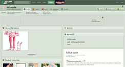 Desktop Screenshot of lolita-cafe.deviantart.com