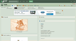 Desktop Screenshot of hndz.deviantart.com