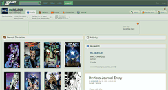 Desktop Screenshot of mcreator.deviantart.com