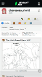 Mobile Screenshot of chereseaaurion8.deviantart.com