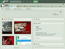 Tablet Screenshot of fsabri.deviantart.com